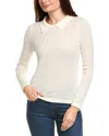 Kier + J Wool & Cashmere-blend Polo Sweater In White