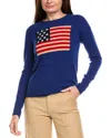 Kier + J Kier+j Wool & Cashmere-blend Pullover In Blue