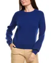 Kier + J Wool & Cashmere-blend Sweater In Blue