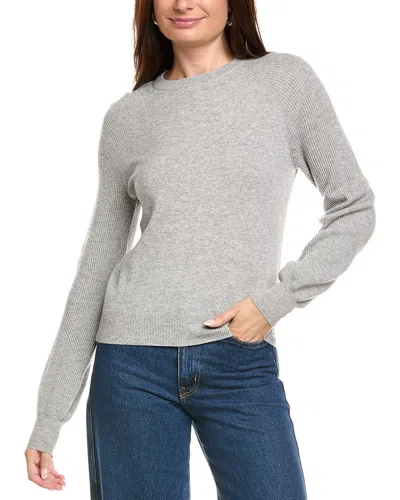Kier + J Wool & Cashmere-blend Sweater In Gray