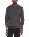 Kier + J Wool-blend Crewneck Sweatshirt In Gray