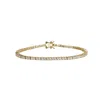 Kiera Women's Yellow Lab-grown Diamond Round Tennis Bracelet In Yellow