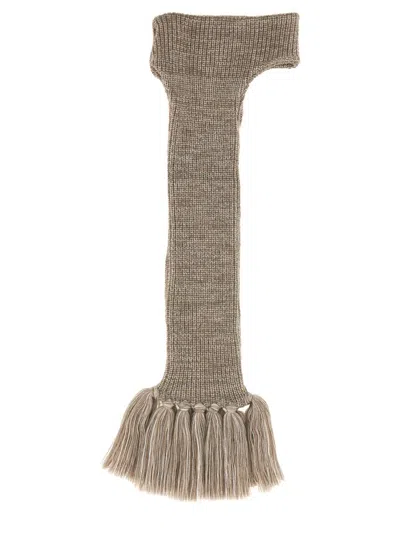 Kijima Takayuki Knitted Ear Cover Hat In Grey