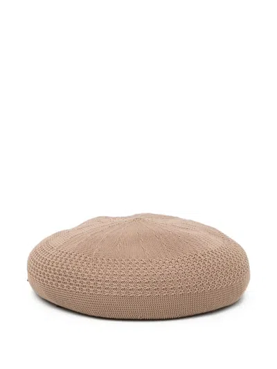 Kijima Takayuki Mesh Beret In Brown