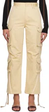 Kijun Beige Sophie Cargo Pants In Beige