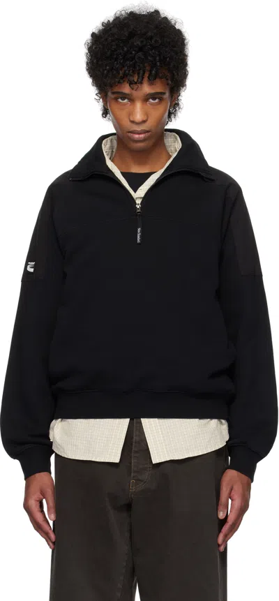 Kijun Black Half Zip-up Sweatshirt