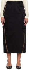 Kijun Black Joel Maxi Skirt In Black