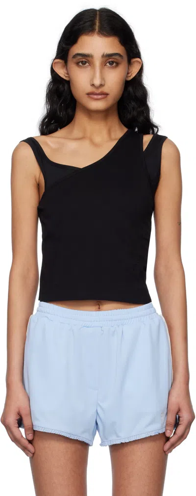 Kijun Black Layered Tank Top
