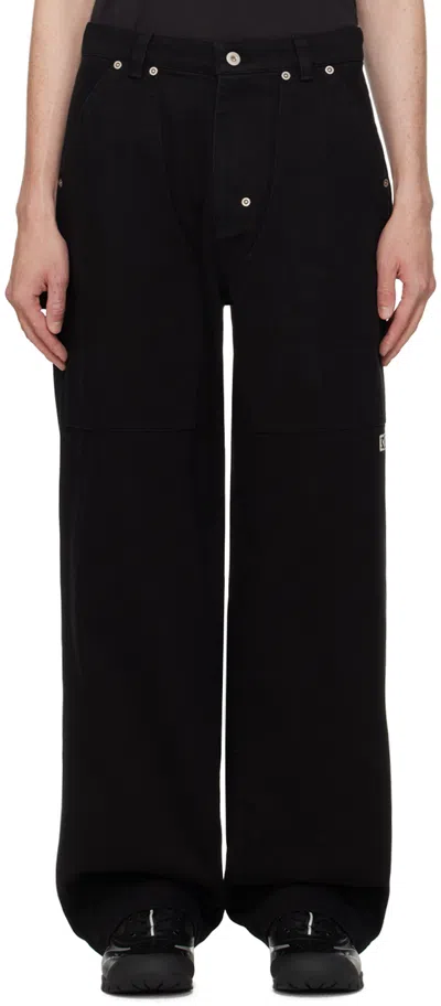 Kijun Black Rivet Trousers