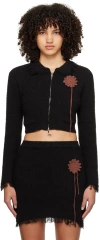 Kijun Black Sun Sweater In Black