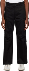 Kijun Black Woody Cargo Pants In Black