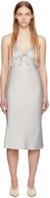 Kijun Gray Emma Midi Dress In Silvergrey