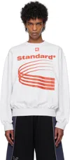 Kijun Gray 'standard' Sweatshirt In Melange_white