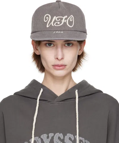 Kijun Gray 'ufo' Camp Cap In Charcoal