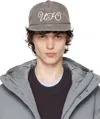 Kijun Gray 'ufo' Camp Cap In Charcoal