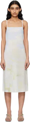 Kijun Multicolor Print Midi Dress In Print Flower