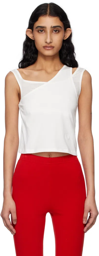 Kijun Off-white Layered Tank Top