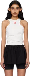 Kijun Off-white Patch Tank Top In Off-white