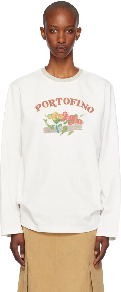 Kijun Off-white 'portofino' Long Sleeve T-shirt