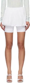 Kijun Off-white Puff Layered Skort In Off-white