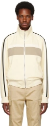 Kijun Off-white Track Sweater In Cream