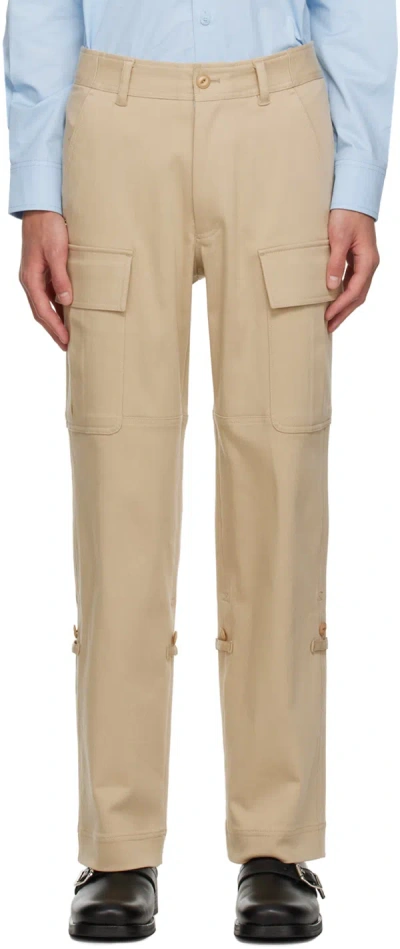 Kijun Ssense Exclusive Beige Cargo Pants