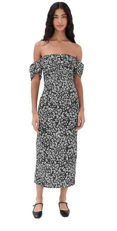 Kika Vargas Adele Dress Midnight In Black