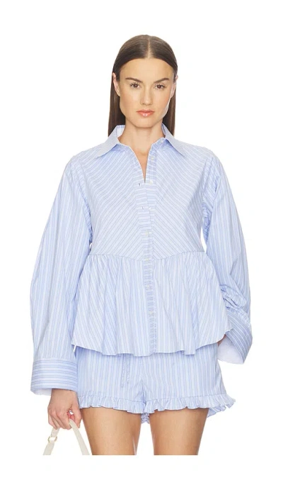 Kika Vargas Ambika Top In Blue