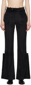 Kika Vargas Black Alessia Trousers In Black