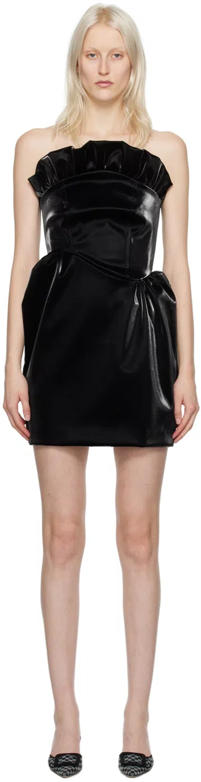Kika Vargas Black Alicia Minidress