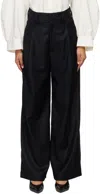 Kika Vargas Black Olympe Trousers In Black