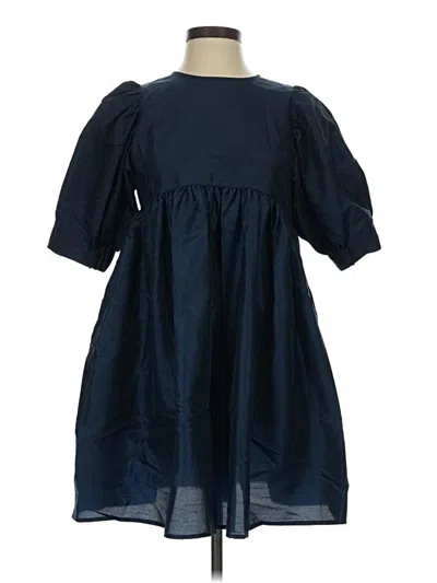 Pre-owned Kika Vargas Casual Dress In Blue