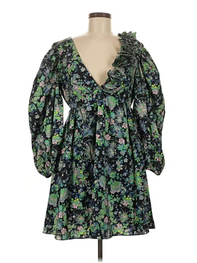 Pre-owned Kika Vargas Cocktail Dress In Green
