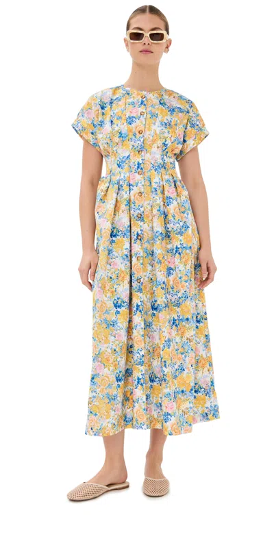 Kika Vargas Dena Dress Green