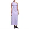 Kika Vargas Elaine Dress Poplin In Lilac In Purple