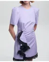 Kika Vargas Elle Mini Dress In Lilac In Purple