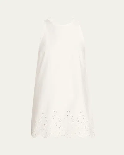 Kika Vargas Fran Eyelet Cotton Dress