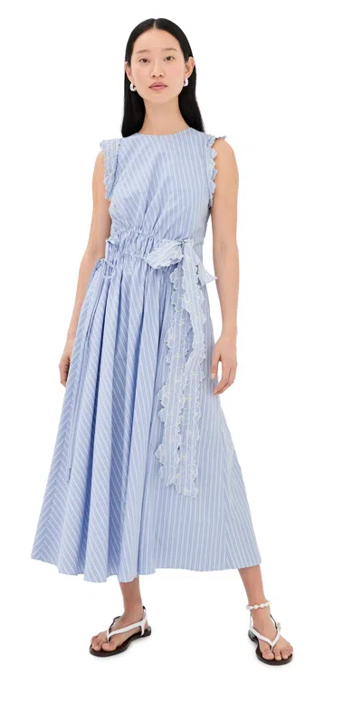 Kika Vargas Hanna Dress Blue