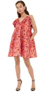 Kika Vargas Orange Joan Minidress In Orange Daisy