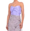 Kika Vargas Kali Top In Lilac In Blue