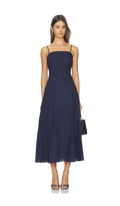 Kika Vargas Lena Dress In Blue