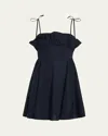 Kika Vargas Mia Poplin Mini Dress
