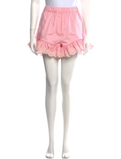 Pre-owned Kika Vargas Mini Shorts In Pink