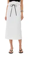 Kika Vargas Naomi Skirt White Twill White In White