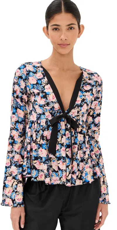 Kika Vargas Naomi Top Blush Orchid Viscose Blush Orchid