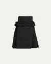 Kika Vargas Black Nicole Minidress In Black