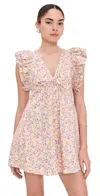 Kika Vargas Nola Dress Yellow Garden Yellow