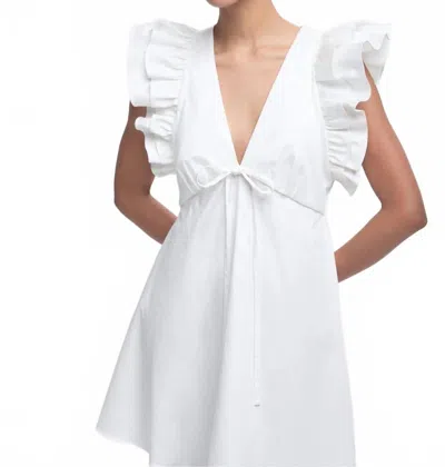 Kika Vargas Nola Mini Dress In White