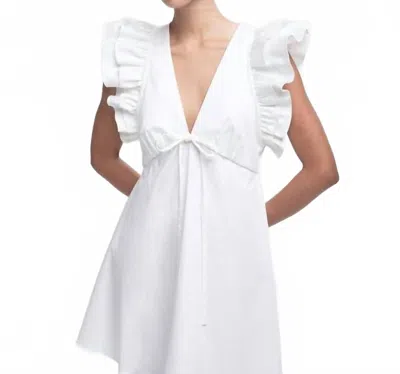 Kika Vargas Nola Mini Dress In White
