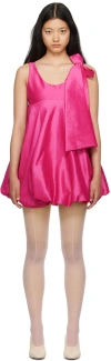 Kika Vargas Pink Sue Minidress In Fuchsia